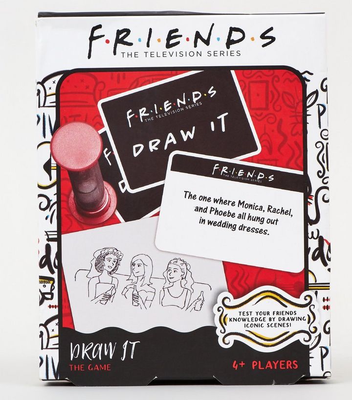 Multicoloured Friends Draw It Game New Look