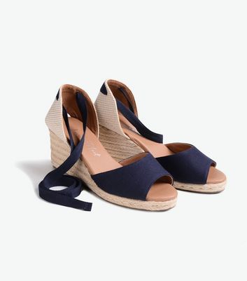 ankle tie open toe espadrilles