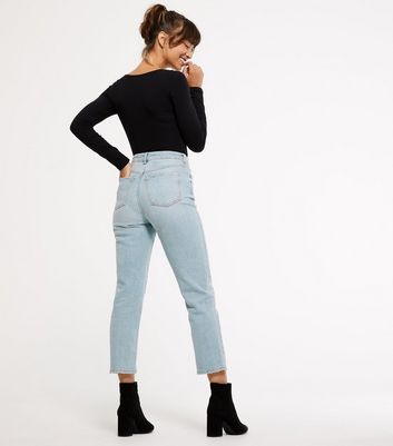 ankle straight leg jeans