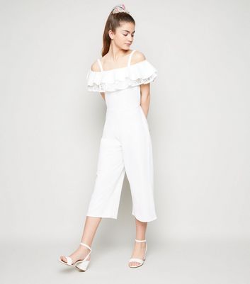 lace white jumpsuit