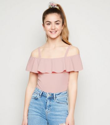 girls ruffle top