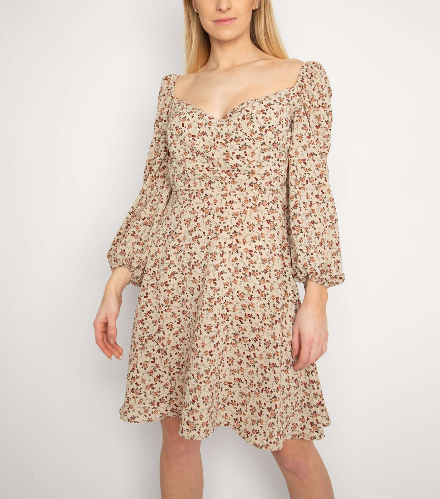 Another Look Stone Ditsy Floral Dress