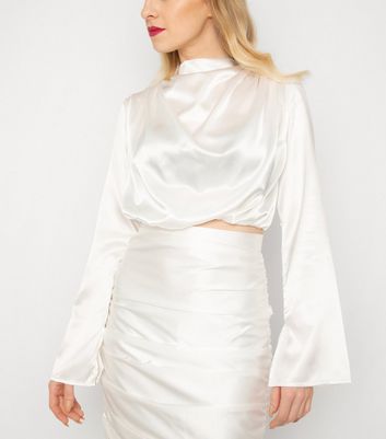 new look satin top