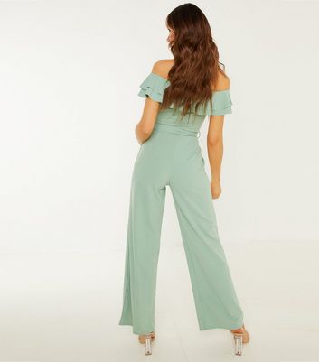 Quiz ruffle jumpsuit Clearance