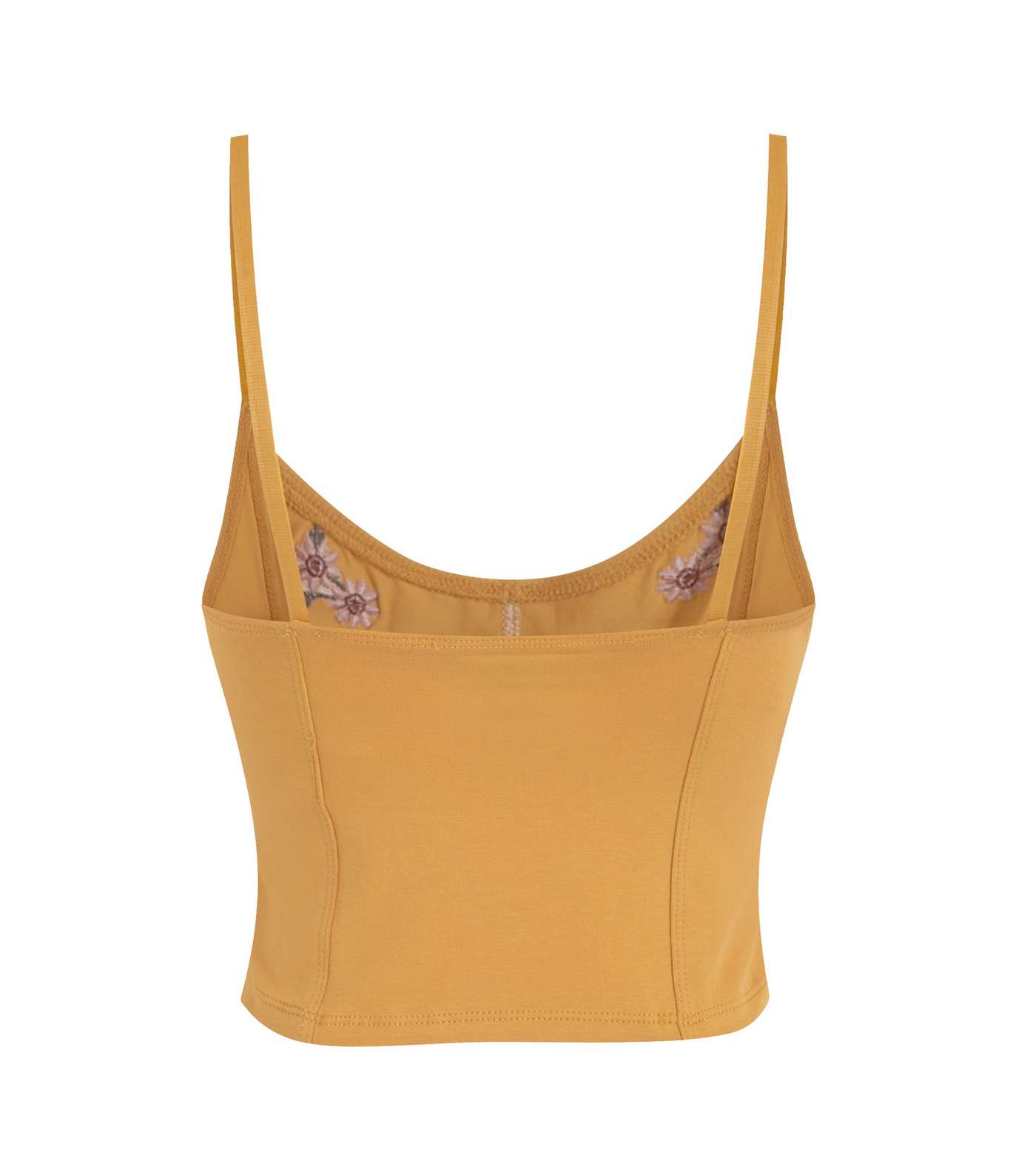 Yellow Daisy Embroidered Bralette Image 2