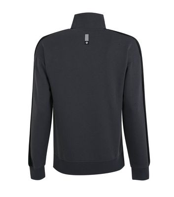 Image of Jack & Jones Dark Grey Zip Neck Sweatshirt New Look