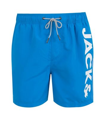 Image of Jack & Jones Bright Blue Swim Shorts New Look