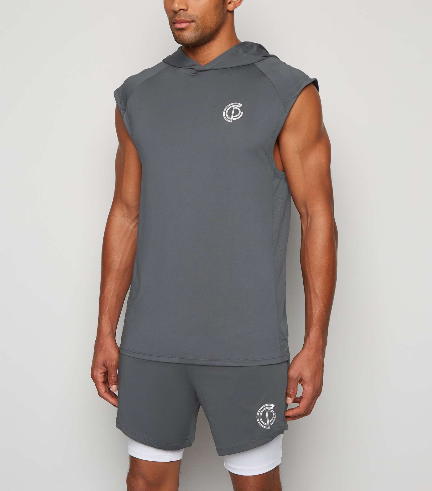 GymPro Grey Training Shell Shorts