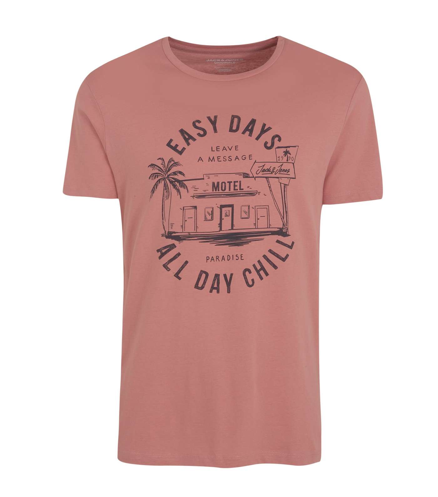 Jack & Jones Mid Pink Postcard T-Shirt