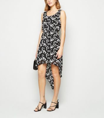 new look dip hem dress