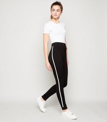 ladies side stripe joggers