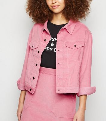 Veste en velour discount rose