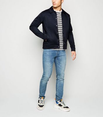 Image of Only & Sons Navy Lightweight Jacket New Look