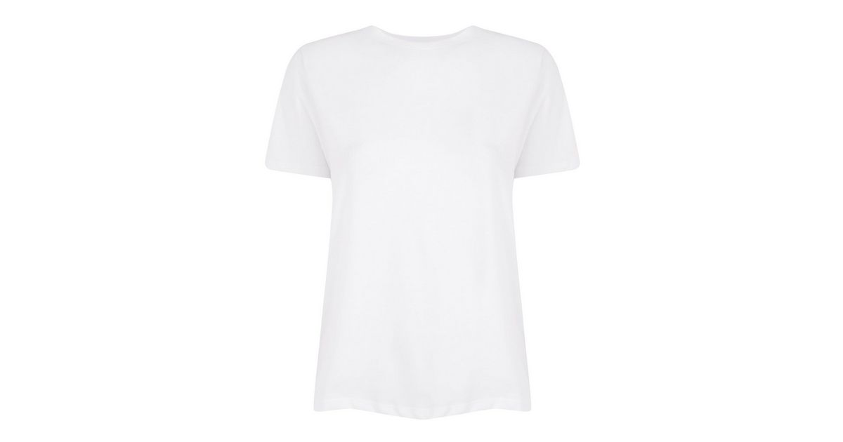 Petite White Short Sleeve T-Shirt | New Look