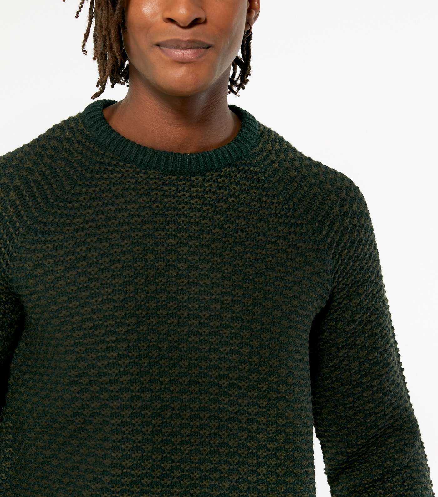 Only & Sons Grey Stitch Jumper  Image 3