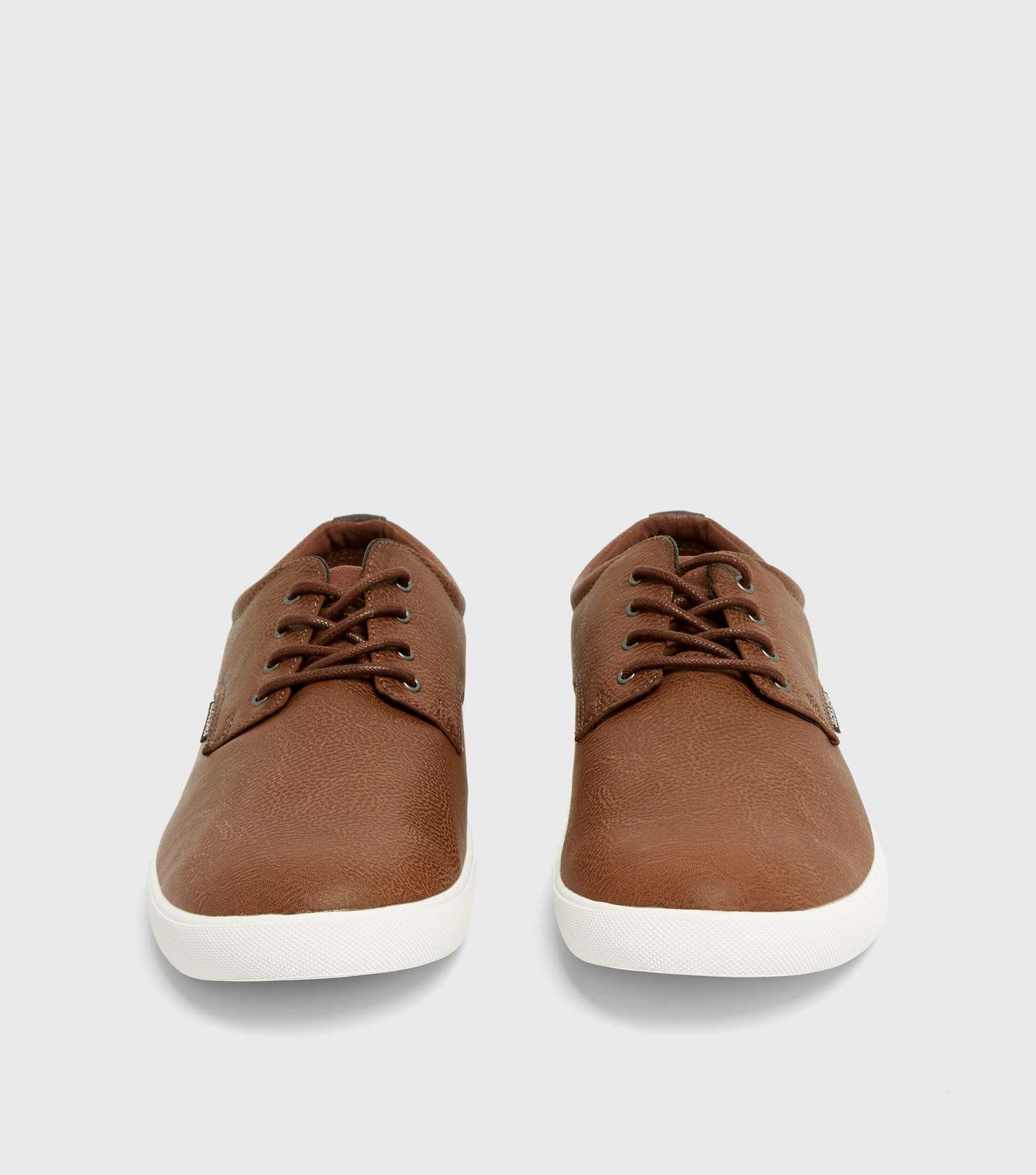 Jack & Jones Brown Lace Up Trainers Image 3