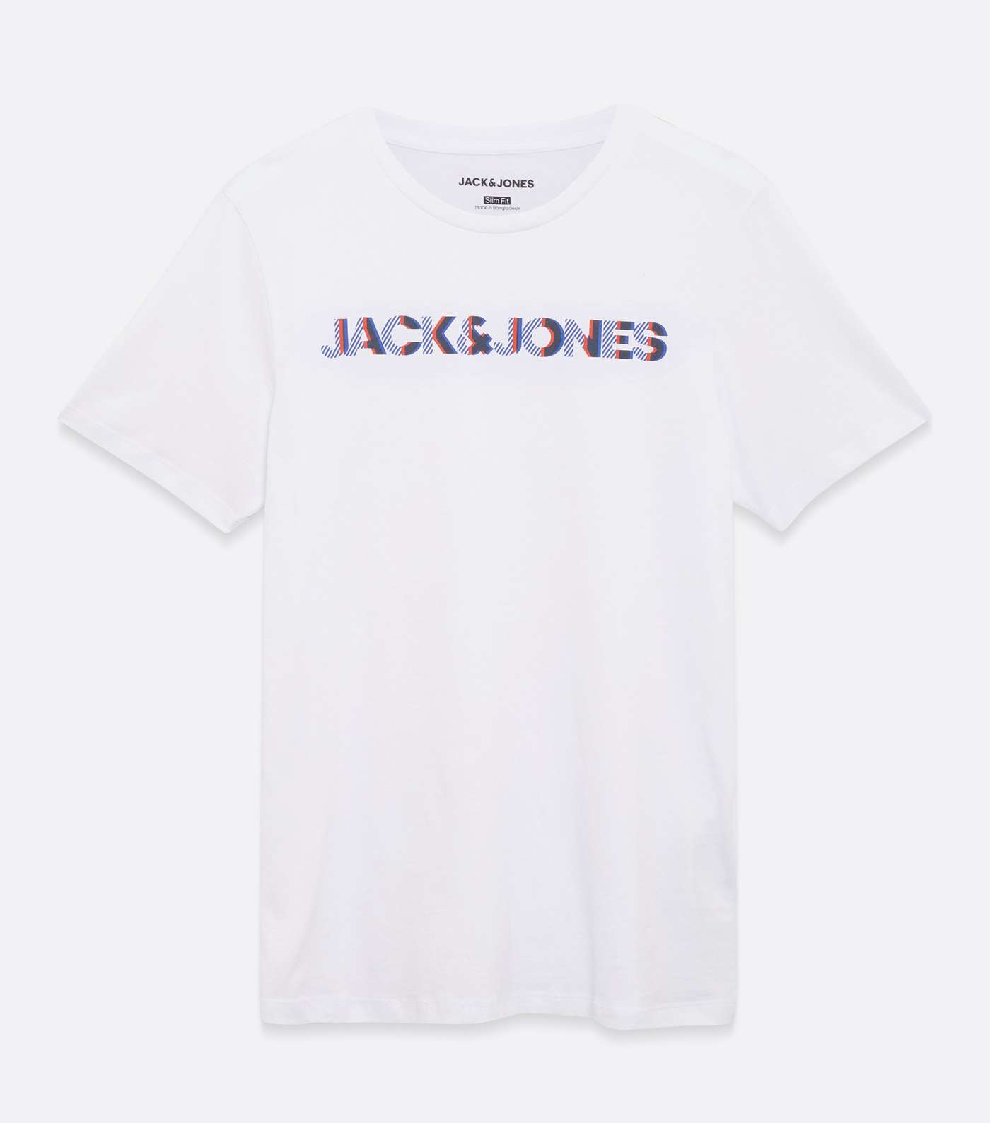 Jack & Jones White Short Sleeve Logo T-Shirt  Image 5