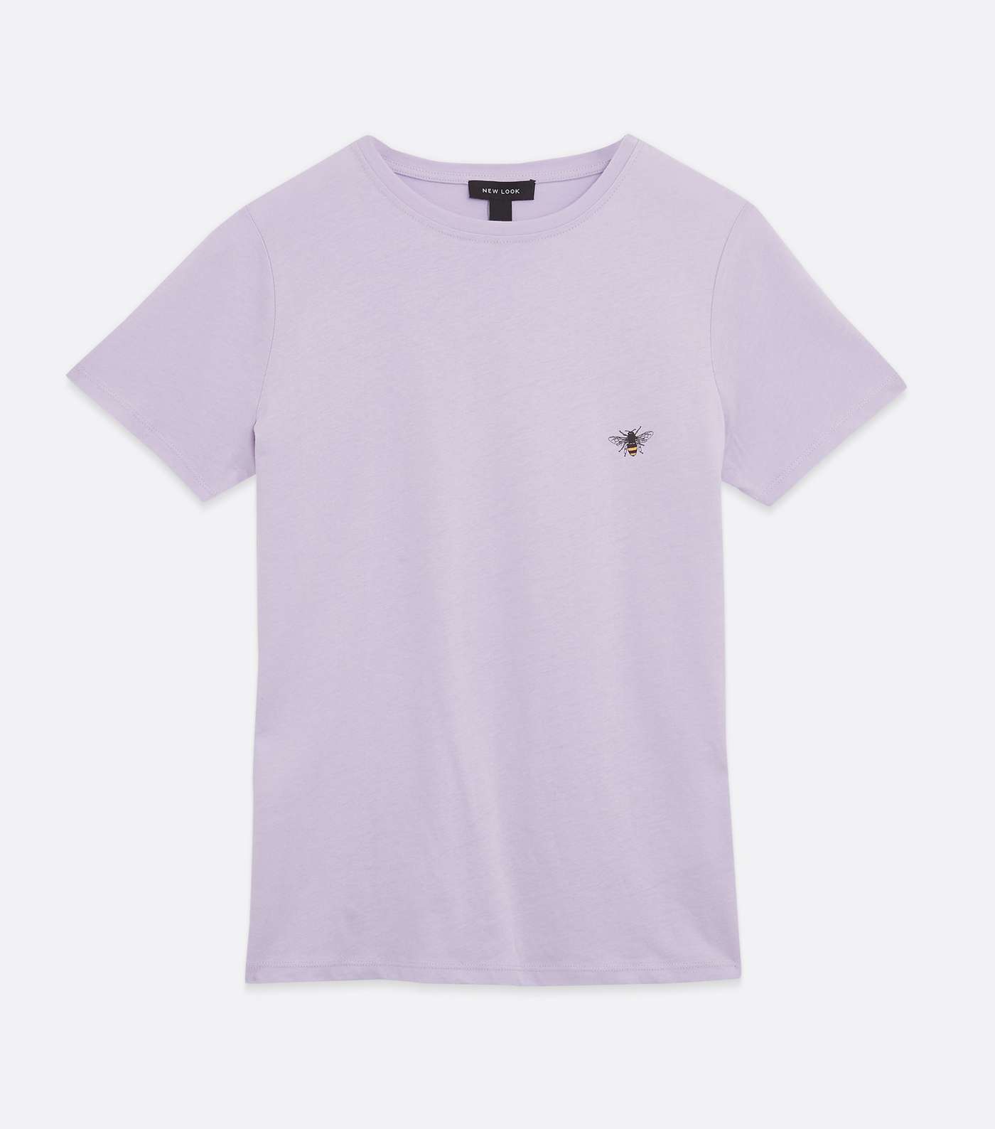 Lilac Bee Print T-Shirt  Image 5