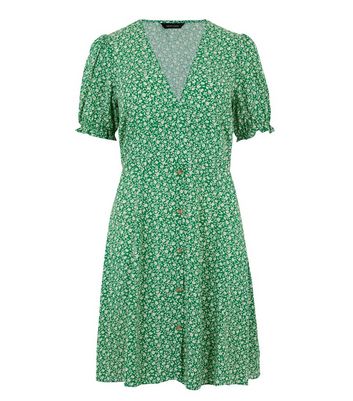 Green tea 2025 dress new look