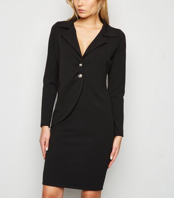 robe noire blazer