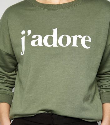 french slogan sweatshirt