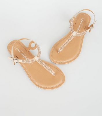 Womens pearl online sandals