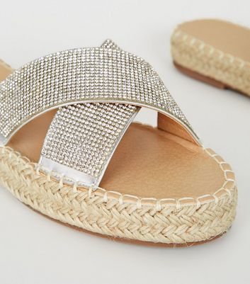 Espadrillas con strass hotsell
