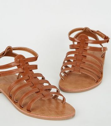 new look tan gladiator sandals