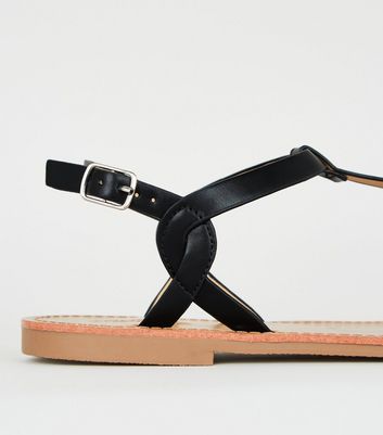 new look toe post sandals