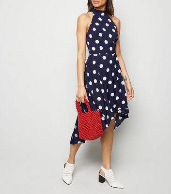 new look dip hem dress