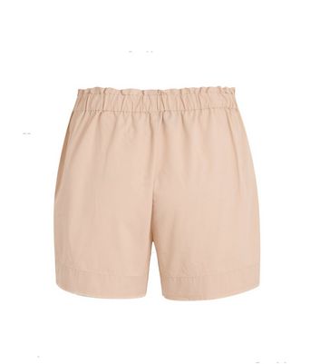 Image of JDY Cream Elasticated Waist Shorts New Look