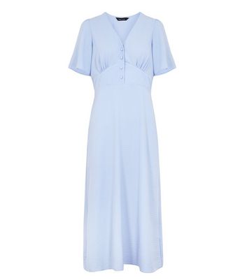 Pale blue shop midi dress uk