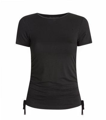 ruched side shirt