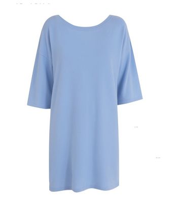 cobalt blue t shirt dress