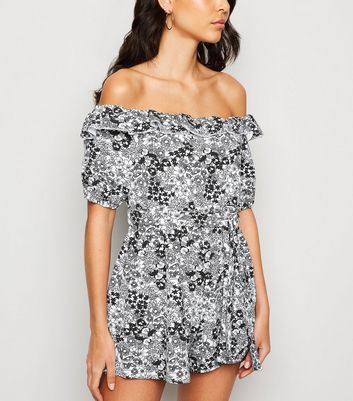 cameo rose floral playsuit