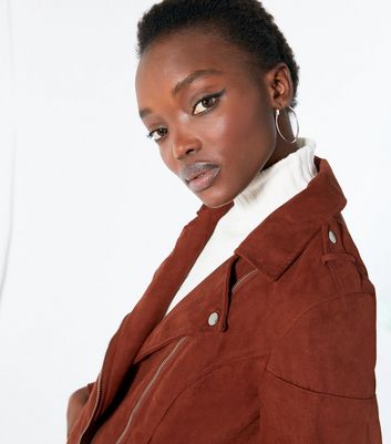 rust biker jacket