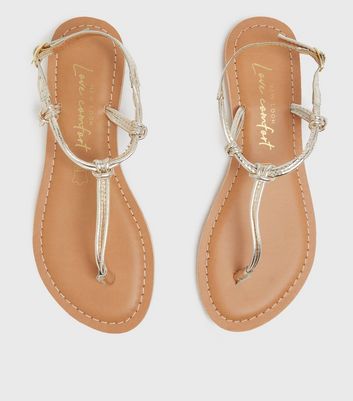 Leather deals knot sandals