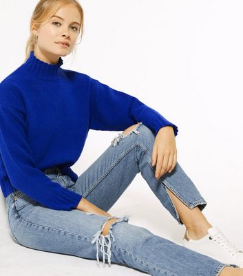 Bright hot sale blue jumper