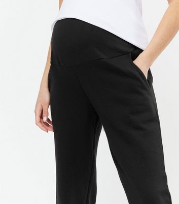 Maternity Black Jersey Over Bump 