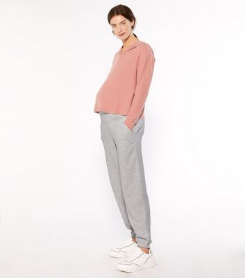 Maternity Pale Grey Jersey Over Bump 
