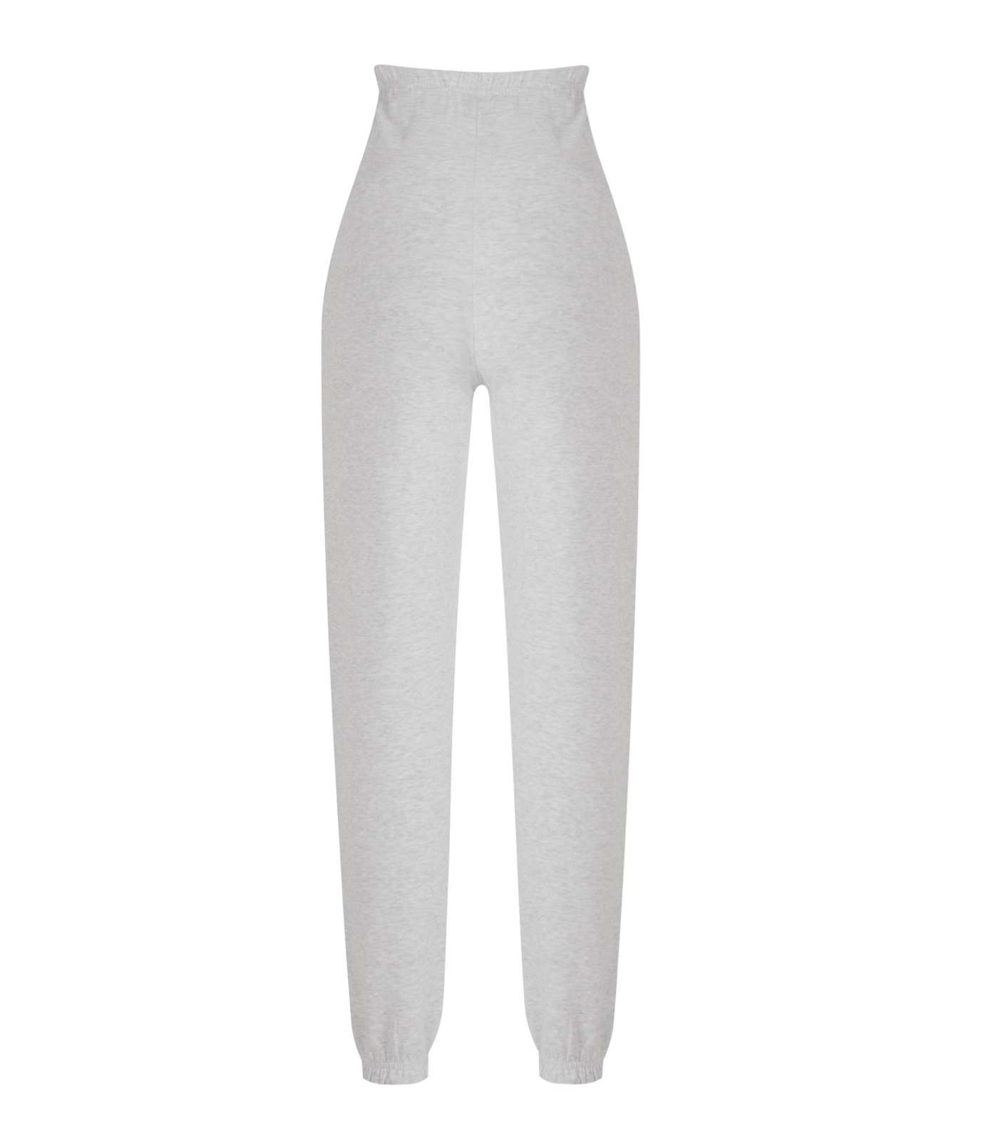 Maternity Pale Grey Jersey Over Bump Joggers Image 5