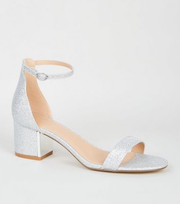 sparkle low heel shoes