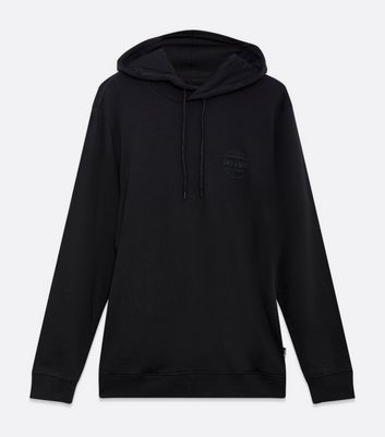 Image of Only & Sons Navy Logo Hoodie New Look