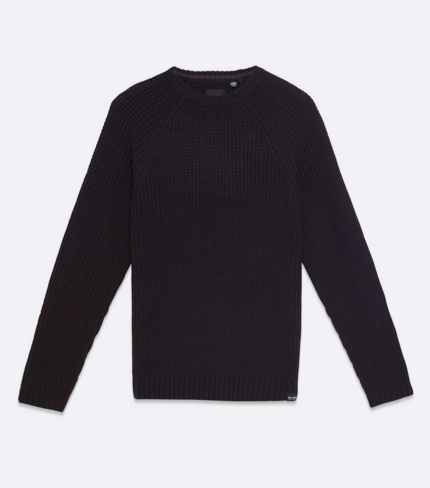 Only & Sons Black Crew Long Sleeve Jumper Image 5