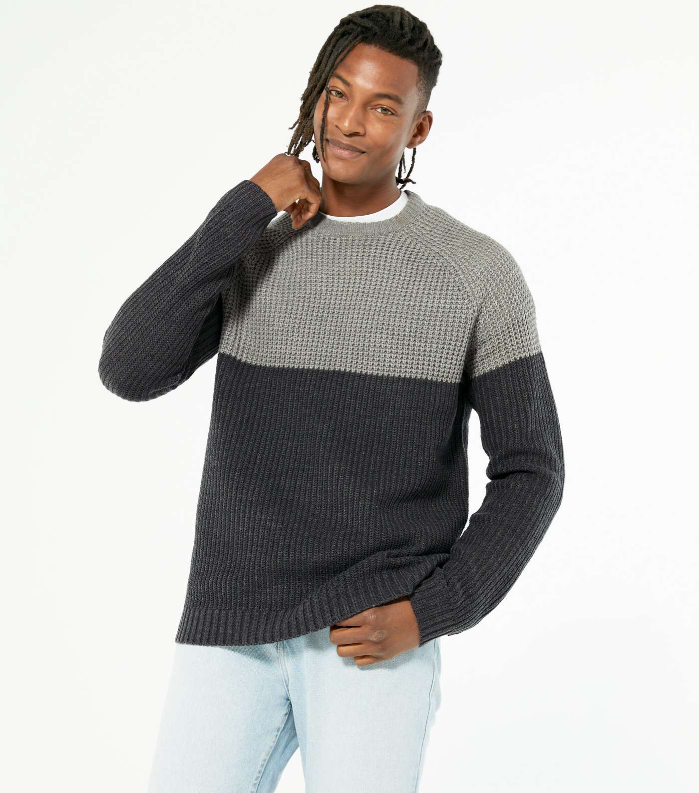 Only & Sons Grey Marl Crew Long Sleeve Jumper