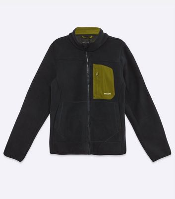 Image of Only & Sons Navy Fleece Jacket New Look