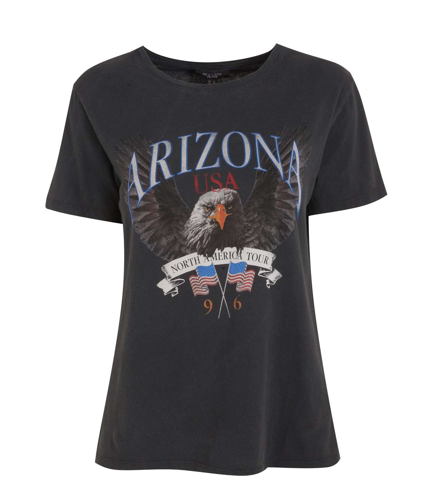 Petite Grey Arizona Slogan Rock T-Shirt  Image 5