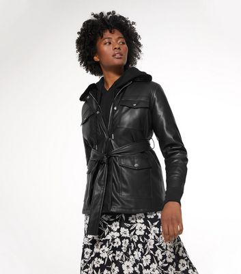 new look faux leather jacket