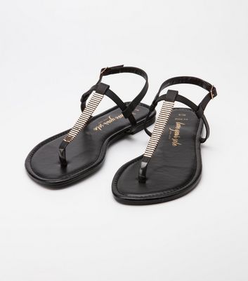 New look sale flat sales sandals