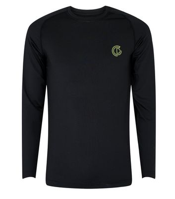 Image of GymPro Black Long Sleeve Sports Top New Look